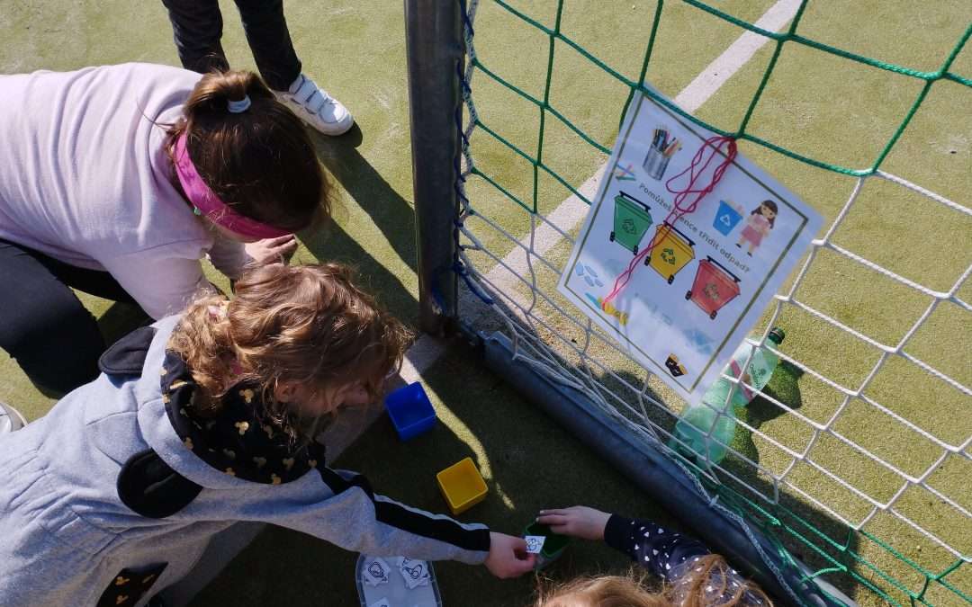 Společnou oslavu Dne Země si prvňáci užili