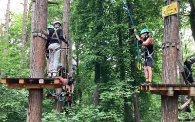 Sedmáci posouvali své hranice v Jungle parku