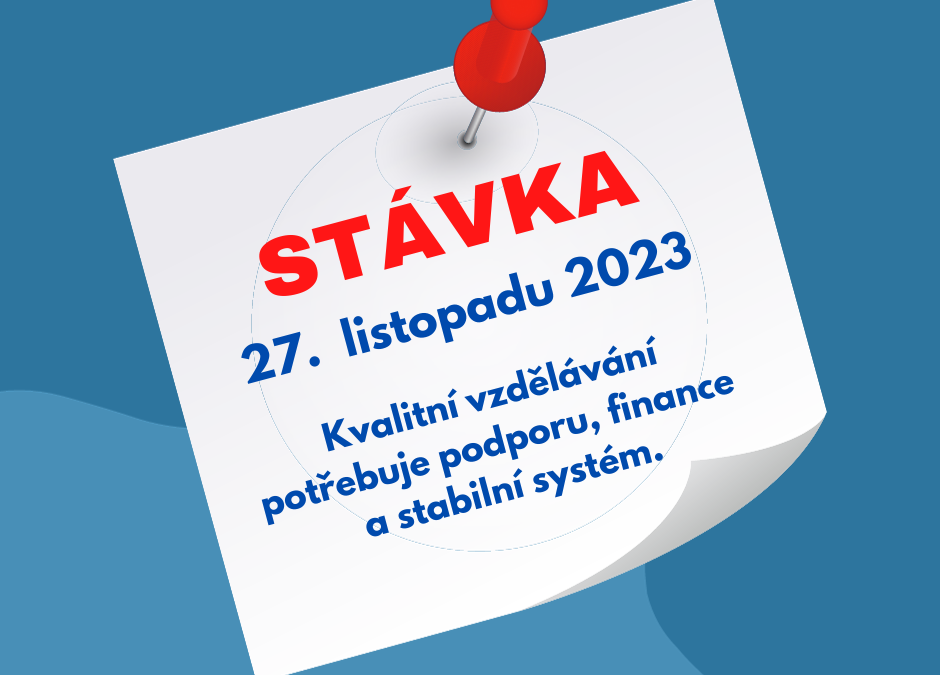 Připojujeme se ke stávce