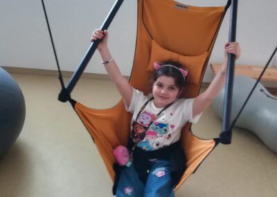 Školní družina na návštěvě v terapeutickém centru.