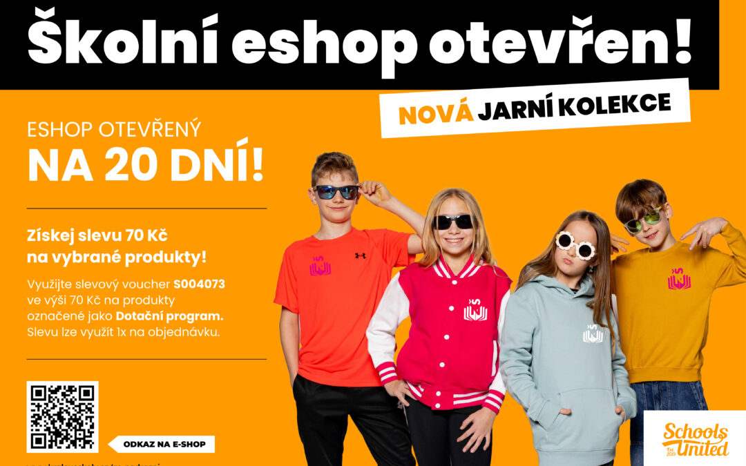 Spuštění školního e-shopu je tu!