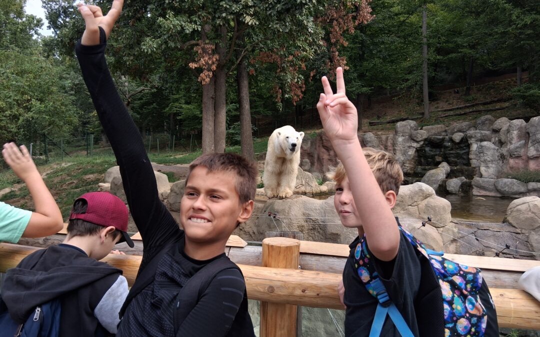 Čtvrťáci stopovali zvířata v brněnské ZOO
