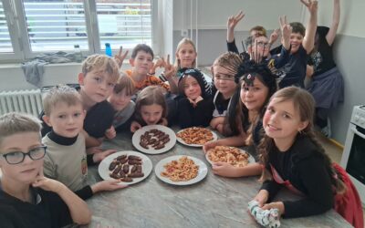 Halloweenské pečení ve 4.C