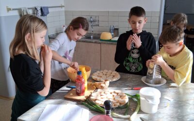 Pracovní činnosti v kuchyňce