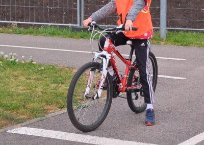 4.A na dopravním hřišti.